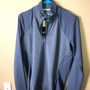Adidas women’s medium golf pullover NWT thumb hole